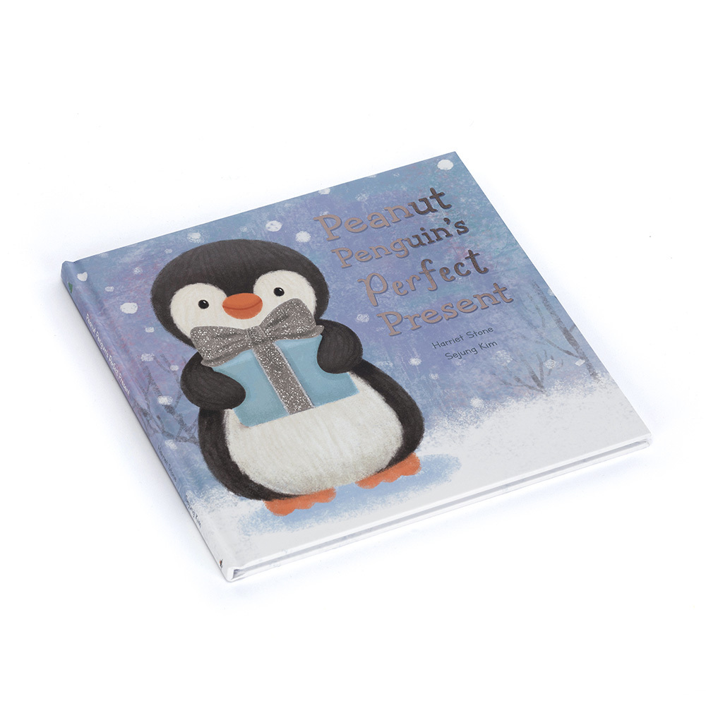 Jellycat "Peanut Penguin's Perfect Present" Book