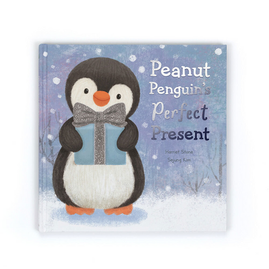 Jellycat "Peanut Penguin's Perfect Present" Book