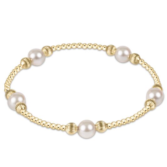 Enewton “Purpose Pearl” 6mm Dignity Gold Bracelet