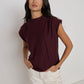 Nation LTD "Breanna" Top- Mini Truffle Stripe