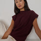 Nation LTD "Breanna" Top- Mini Truffle Stripe