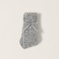 Barefoot Dreams CozyChic® Heathered Women's Socks- Olive Branch/White