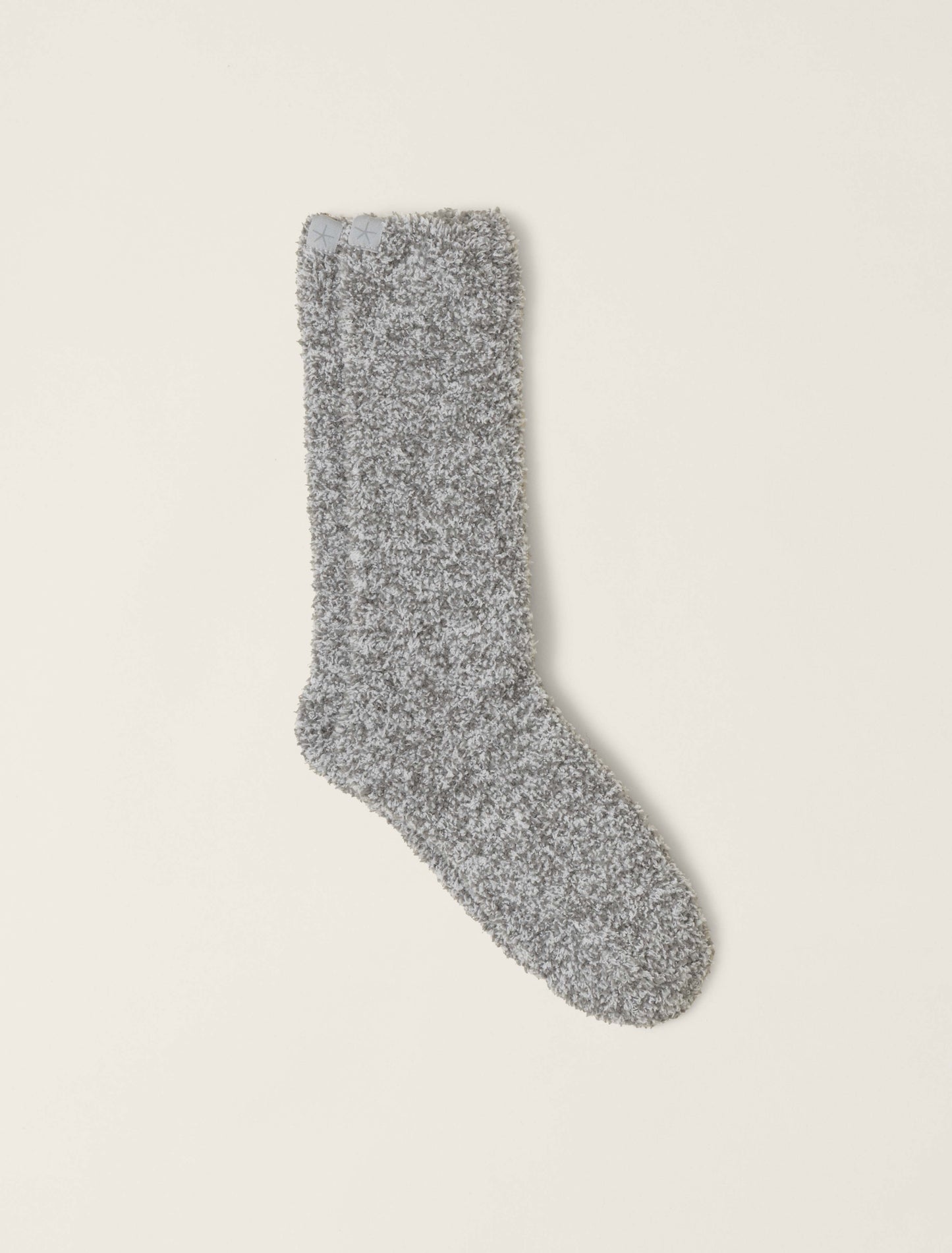 Barefoot Dreams CozyChic® Heathered Women's Socks- Olive Branch/White