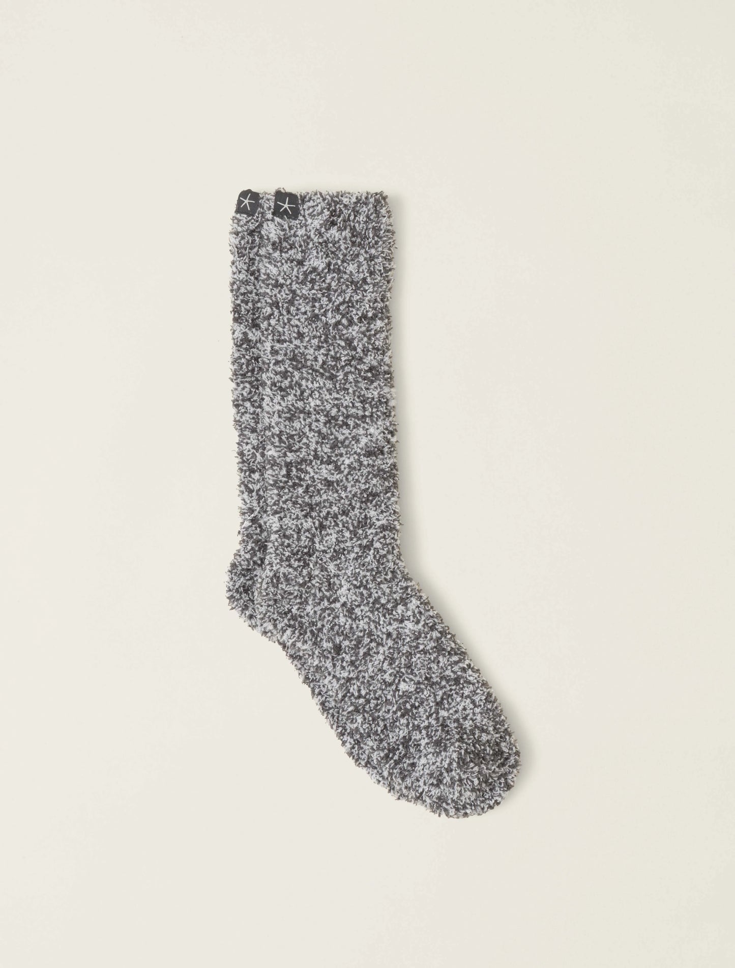 Barefoot Dreams CozyChic® Heathered Women's Socks- Slate Blue/White