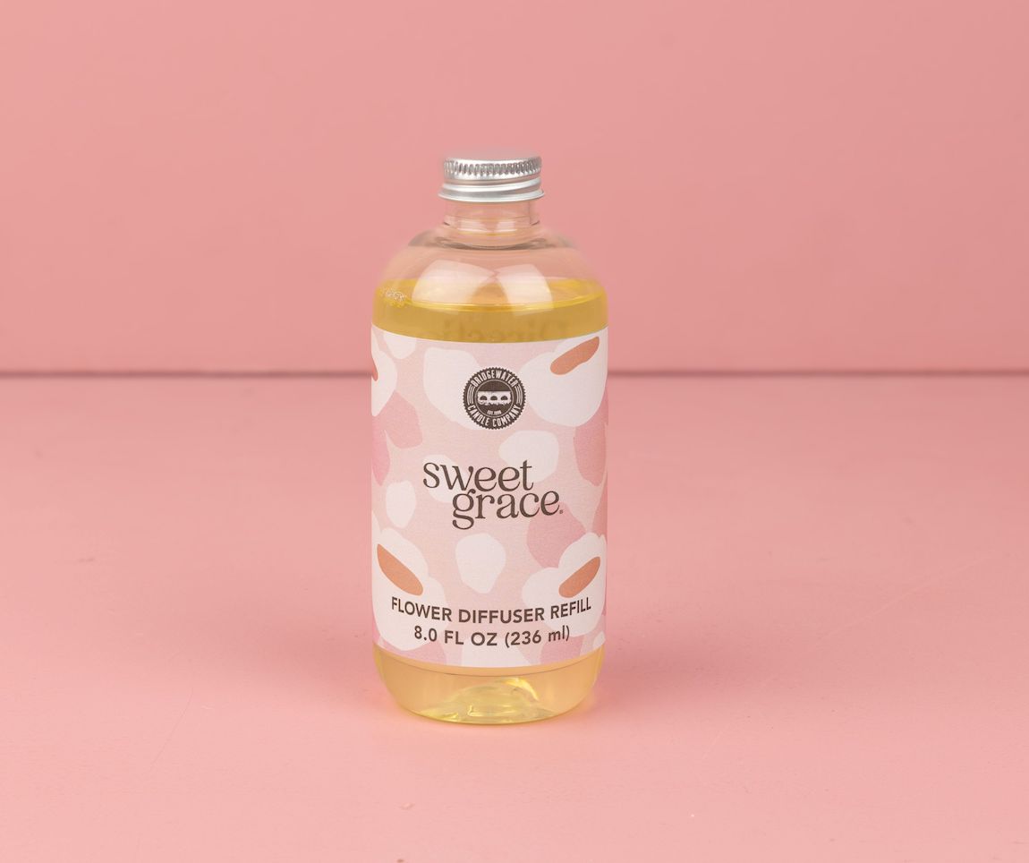 Bridgewater Candle Co. "Sweet Grace" Flower Diffuser NO DYE Oil Refill