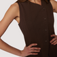 Lost + Wander “Bella Vista” Top - Dark Brown