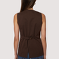 Lost + Wander “Bella Vista” Top - Dark Brown