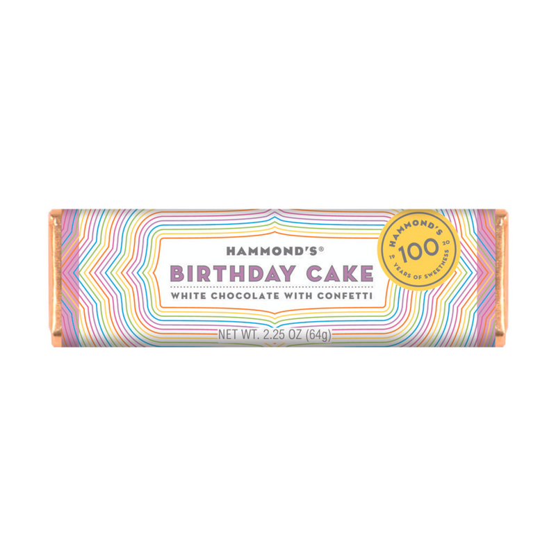 Hammond's Chocolate Bars-Birthday Cake
