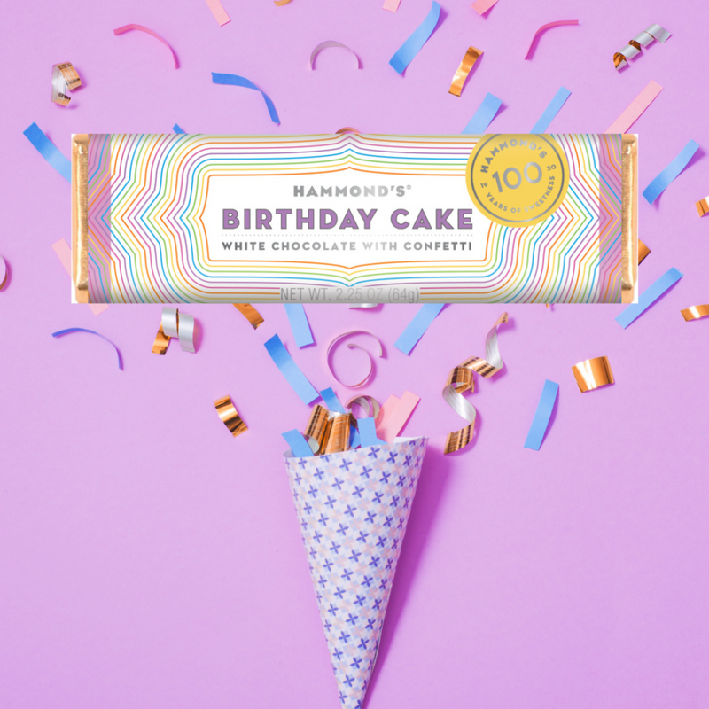 Hammond's Chocolate Bars-Birthday Cake