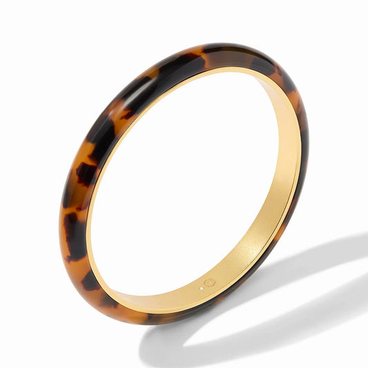 Julie Vos- "Madison Statement Bangle"- Tortoiseshell