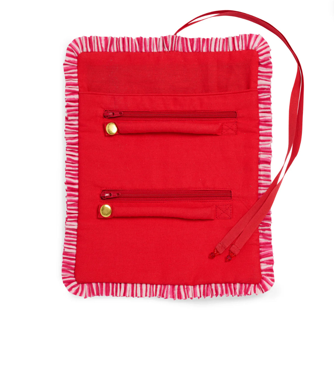 Shiraleah "Elle" Jewelry Roll-Red
