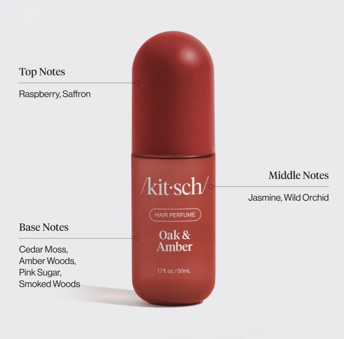 Kitsch “Oak and Amber” Hair & Body Perfume