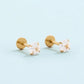 Spartina 449 SP Spot On Flat Back Stud Earrings-Crystal