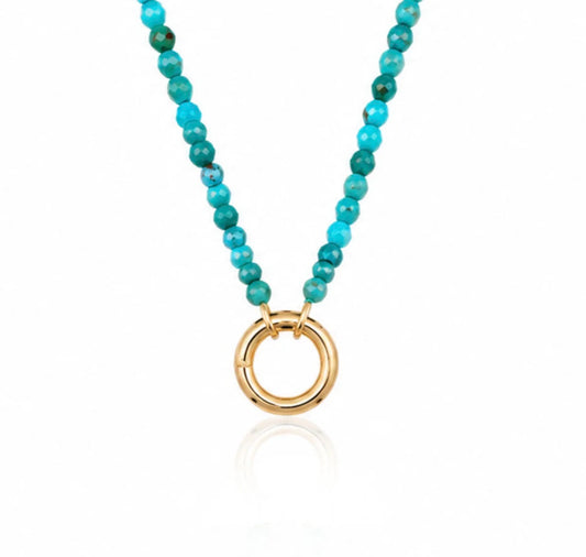 LeMel Capri Turquoise Beaded Necklace