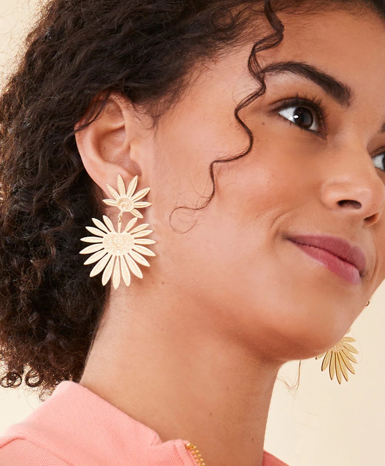 Spartina 449 Palmetto Earrings-Gold