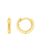 LeMel Everyday Gold Huggie Earrings 7mm