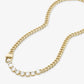 Melinda Maria “Julian Loves Diamond” Necklace Gold/White