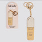 Kitsch Metal Enamel Keychain-Warm Sugar