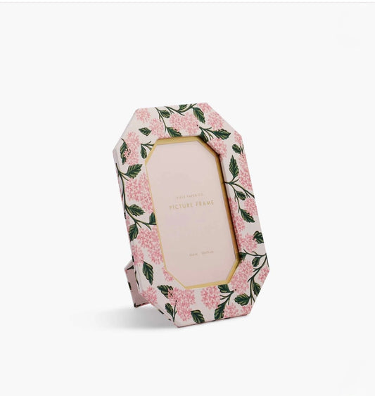 Rifle Paper Co. "Pink Hydrangea" Paper Wrapped Picture Frame