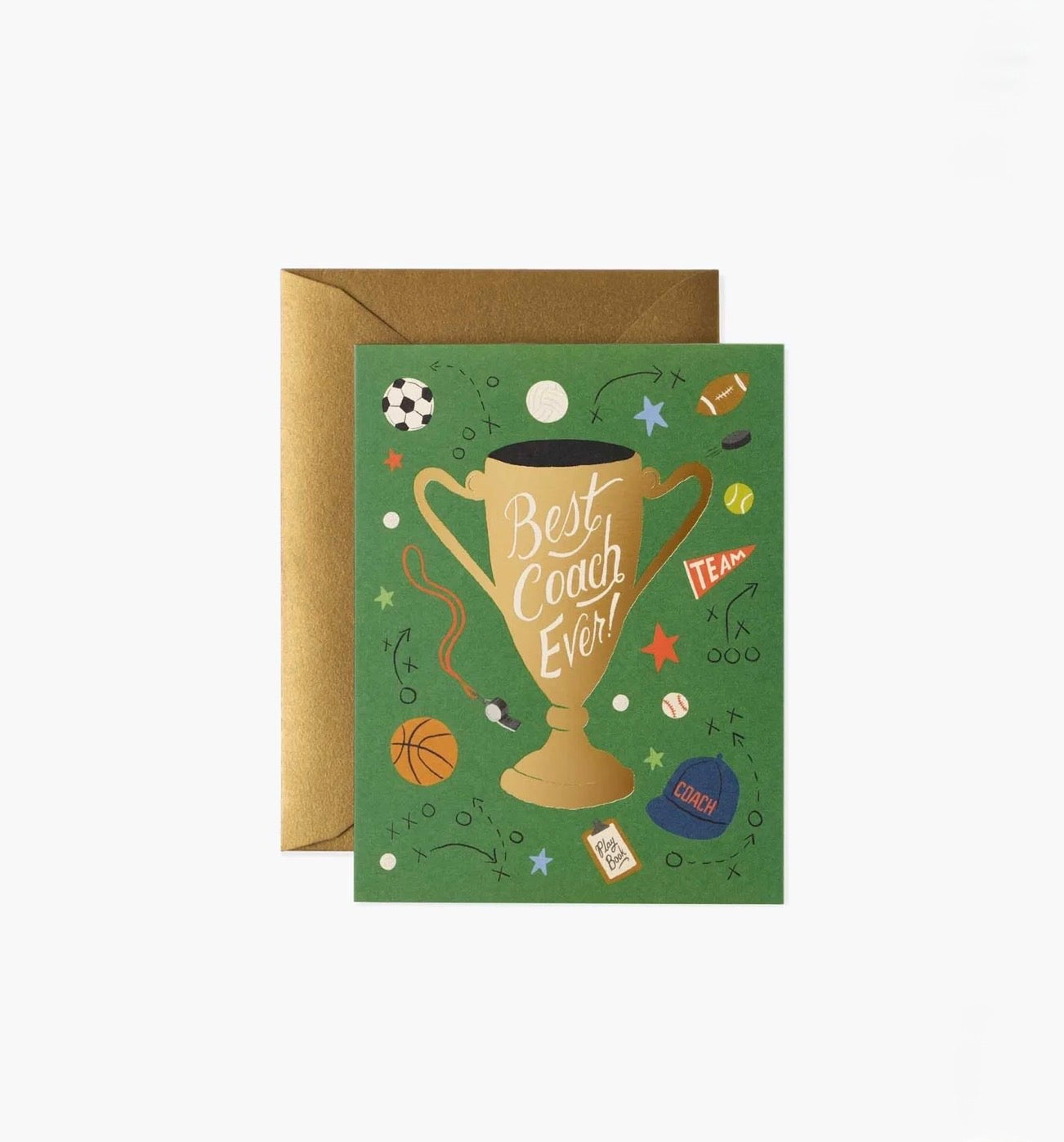 Rifle Paper Co. "Best Coach Ever!” Card