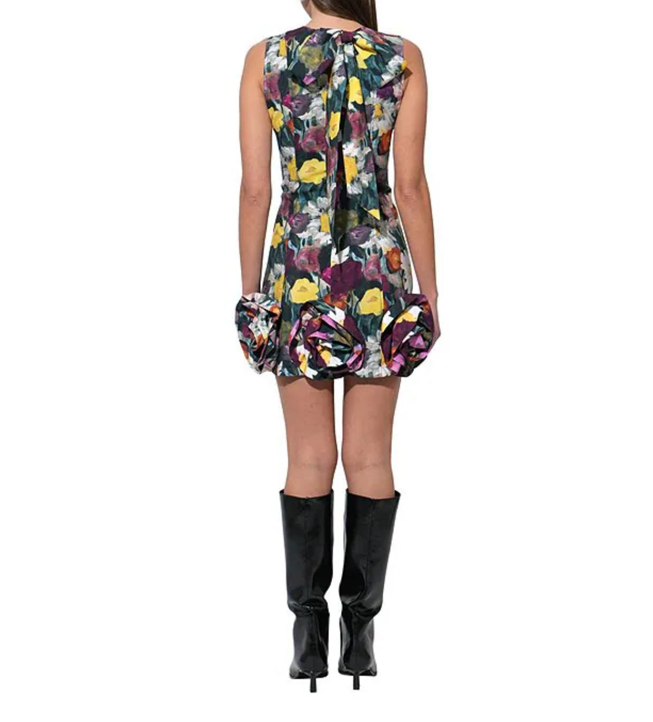 Adelyn Rae Floral Abstract Dress - Multi