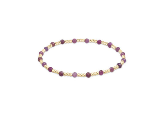 Enewton "Sincerity" Pattern 3mm Bead Bracelet -Ruby