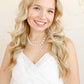 Beaded Blondes "Saylor Pearl” Gold Necklace 18” Stretch (no clasp)