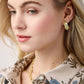 Spartina 449 Estate Petite Hoop Earrings-Blue