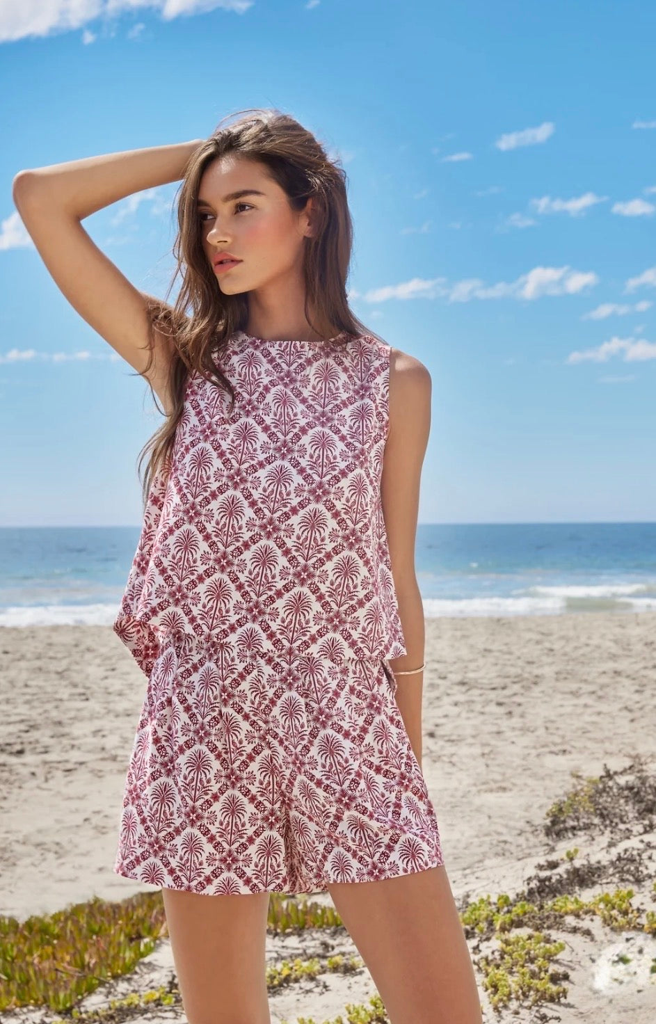 Velvet Heart "Bora" Sleeveless Tank-Paradise Tiles