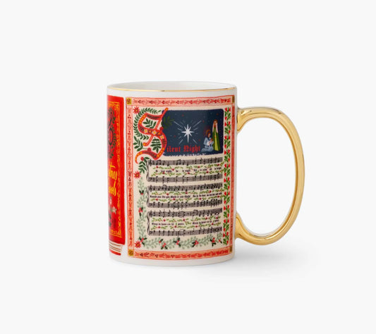 Rifle Paper Co. "Christmas Carols" Porcelain Mug