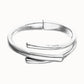 Uno de 50 "Raices" Hinged Bangle-Silver