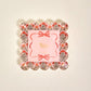 The Darling Effect Square Scalloped Acrylic Frame-Everbloom Dusty Rose