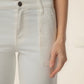 Kut from the Kloth “Avery” High Rise Easy Straight Leg - Ivory