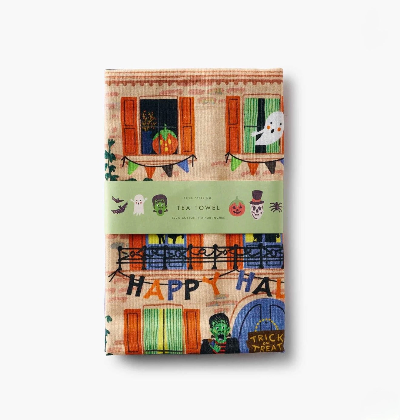 Rifle Paper Co. "Haunted House" Tea Towel