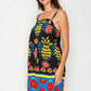 Meet Me in Santorini "Ionian Charm" Shift Dress-Black