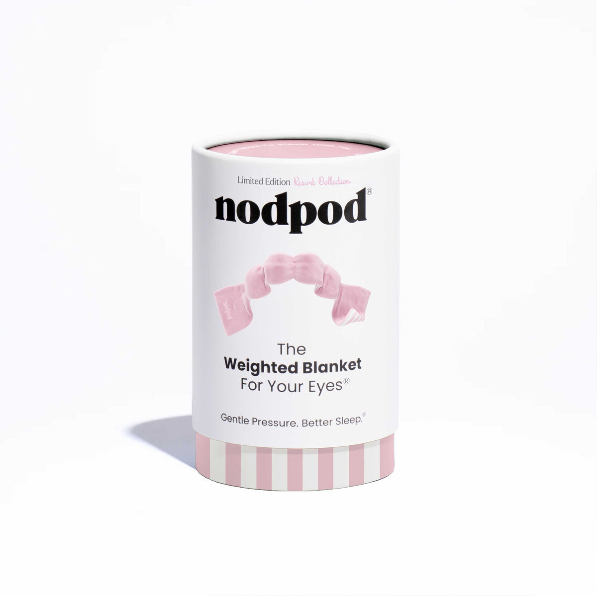 Nod Pod Weighted Sleep Mask-Pink Cabana