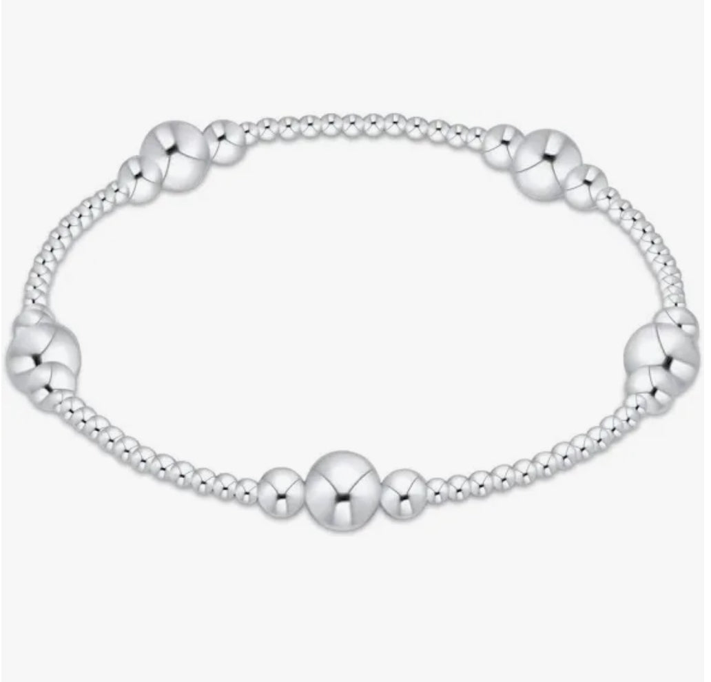 Enewton “Classic Purpose” Pattern 6mm Bead Bracelet-Sterling