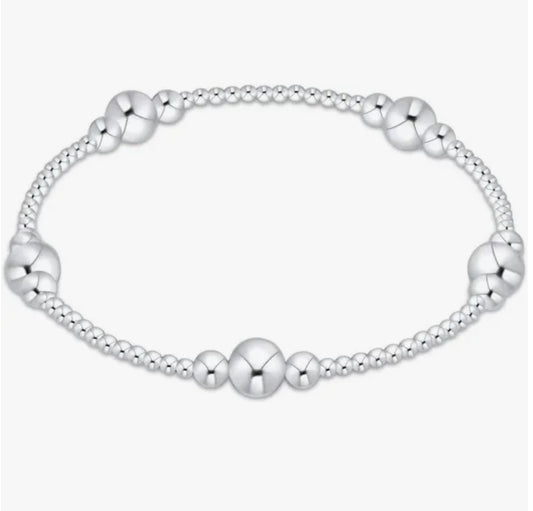 Enewton “Classic Purpose” Pattern 6mm Bead Bracelet-Sterling