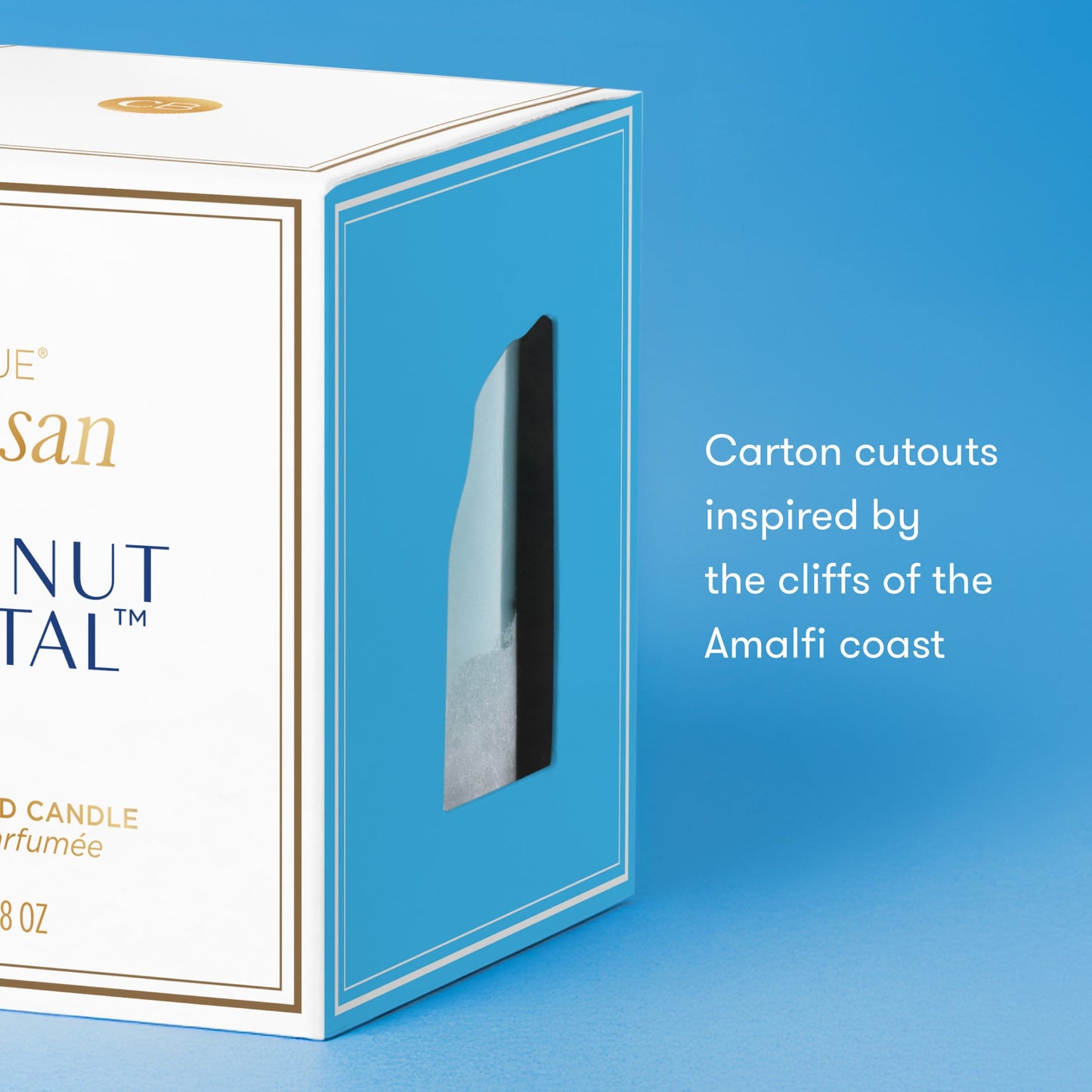 Capri Blue Luce d'Amalfi Boxed Tumbler Candle - 8oz-Coconut Santal