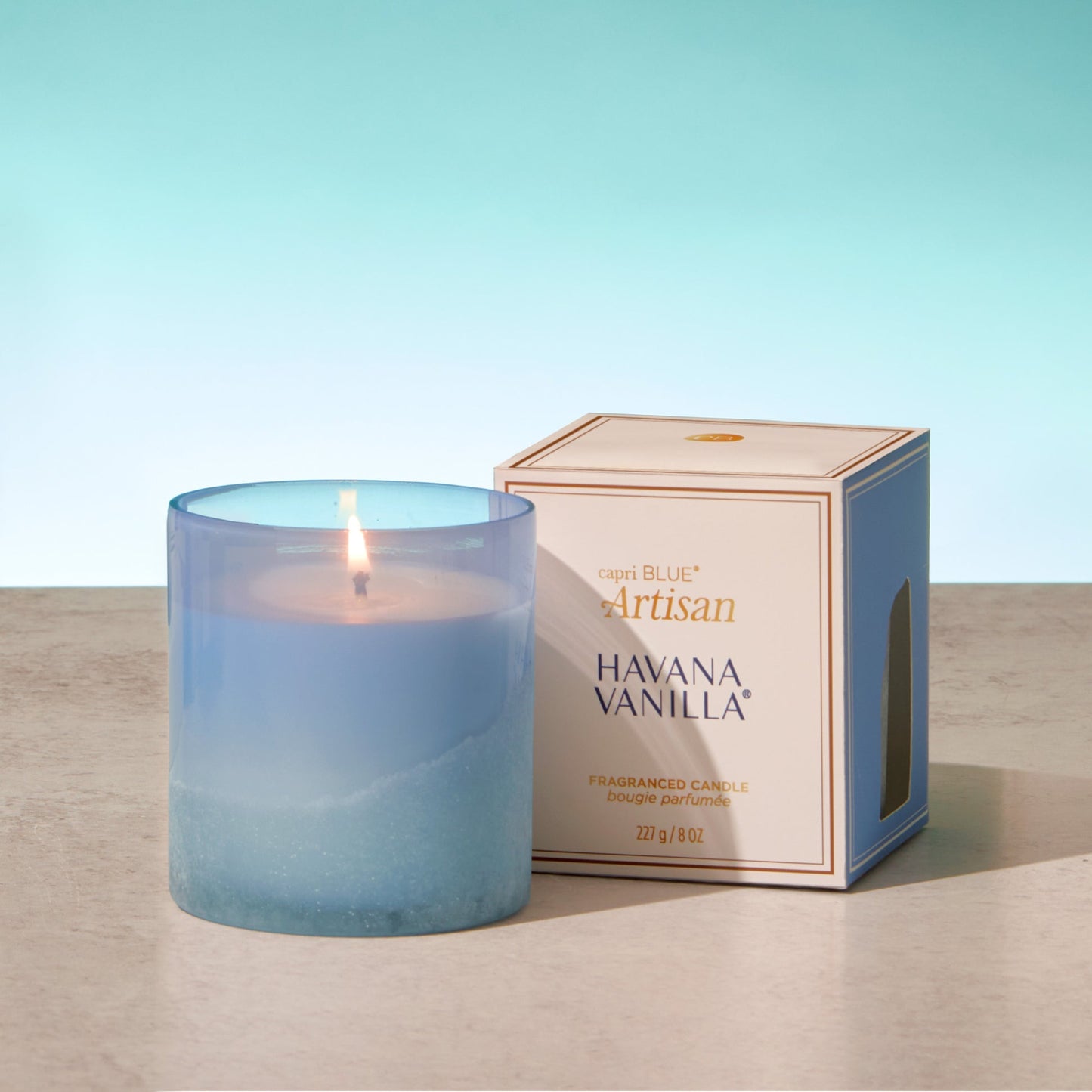 Capri Blue Luce d'Amalfi Boxed Tumbler Candle - 8oz-Havana Vanilla