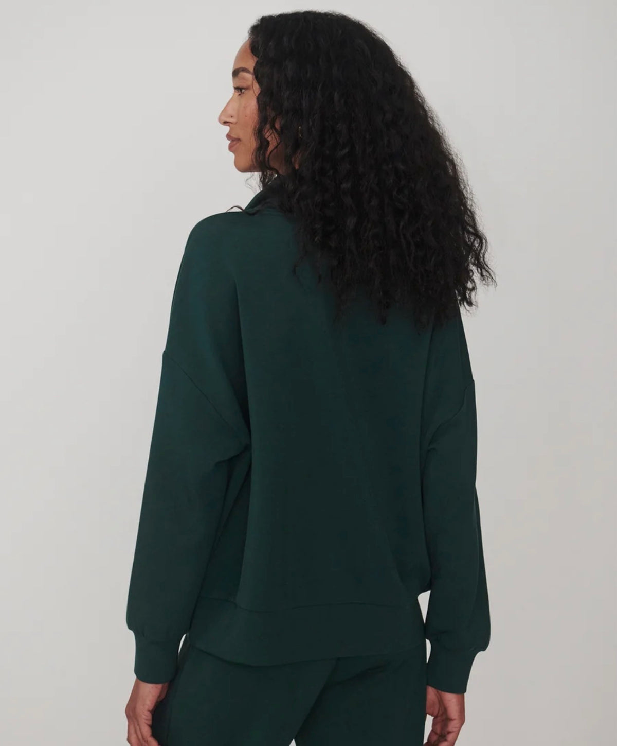 Varley “Hawley” Half Zip Sweat- Ponderosa Pine