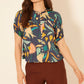 Bila 77 "Claire" Top-Navy Meadowbrook