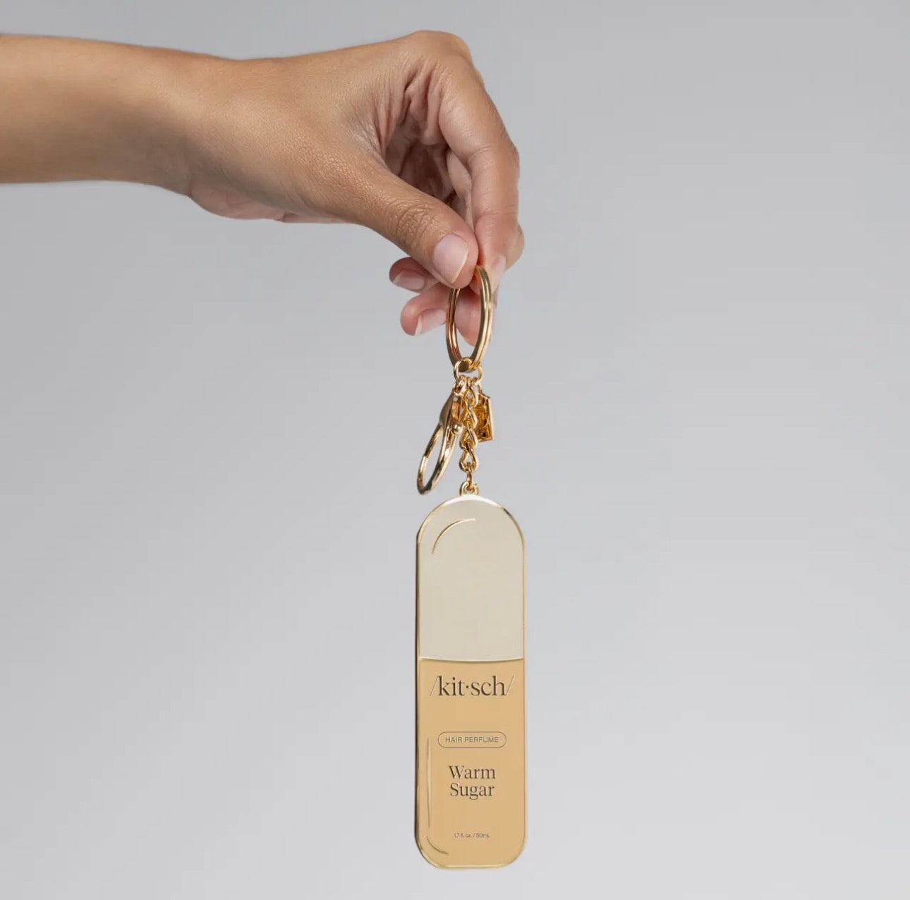 Kitsch Metal Enamel Keychain-Warm Sugar