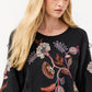 Johnny Was Mixed Media Dolman Blouse - Gineva
