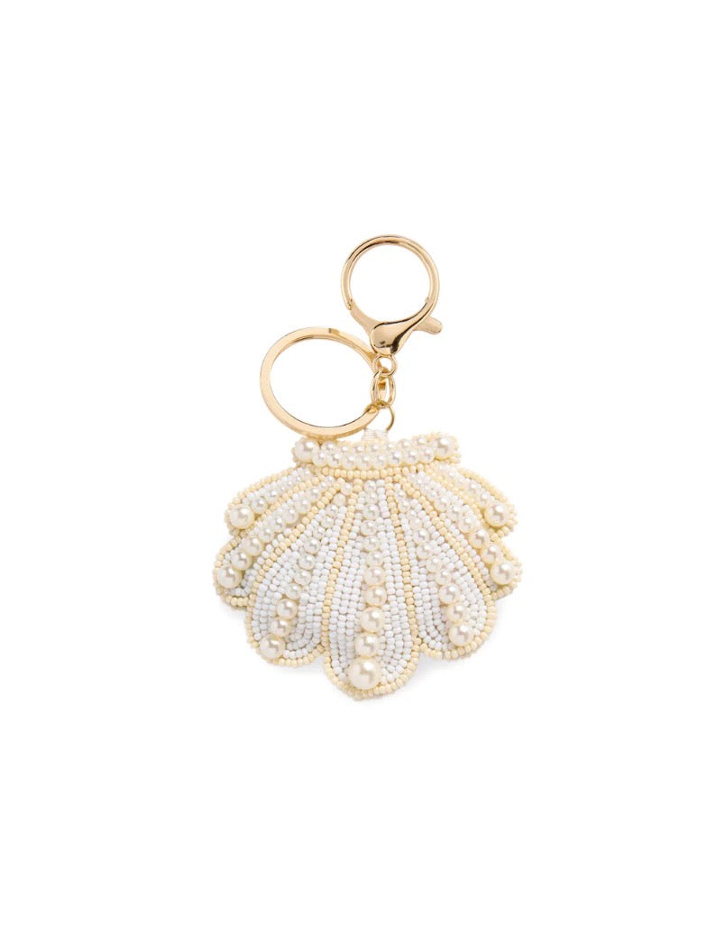 Shiraleah "Shell” Beaded Charm/Key Ring