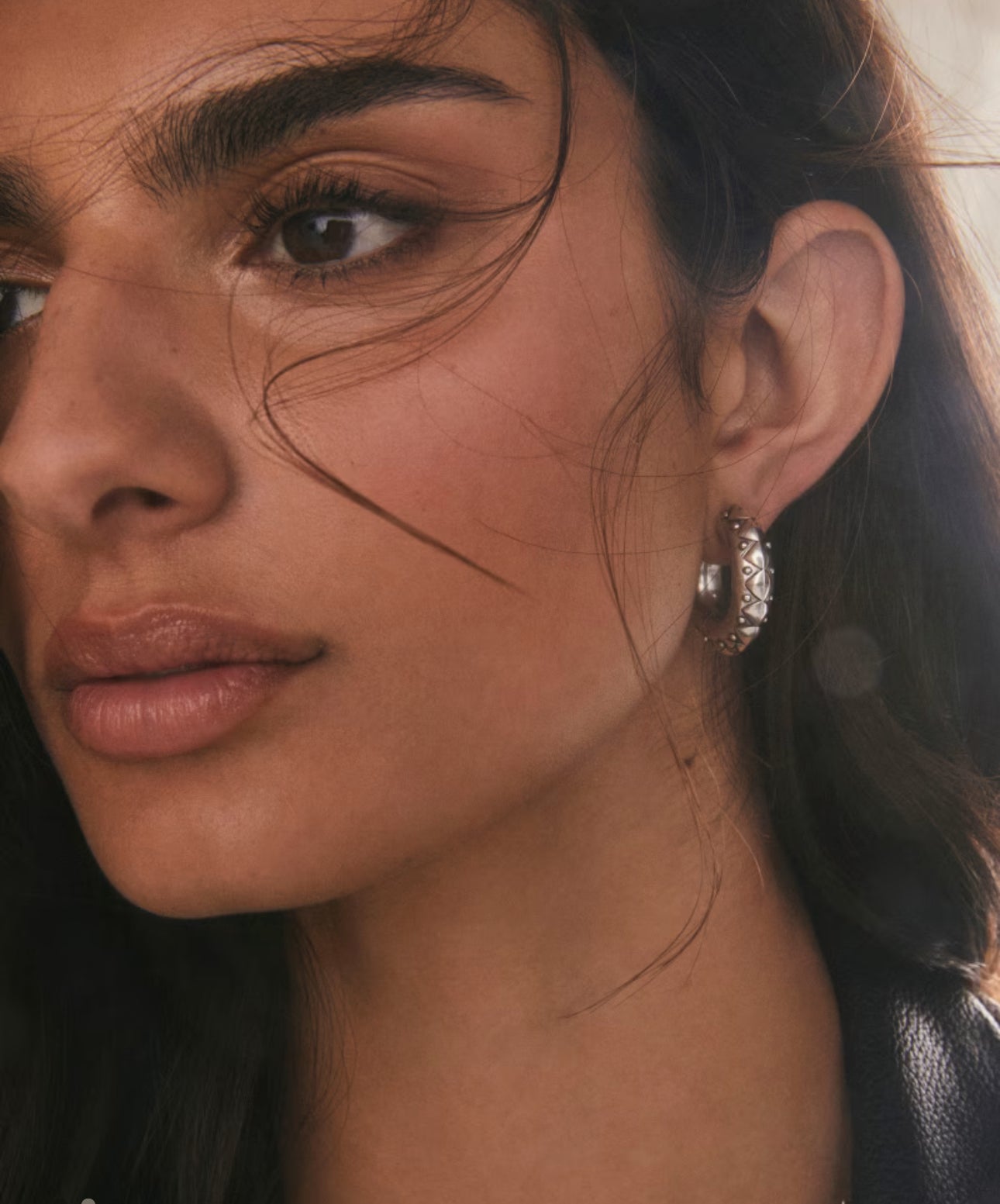 Kendra Scott Catherine Hoop Earring-Vintage Silver