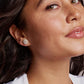 Kendra Scott Bella Stud Earring-Gold White CZ