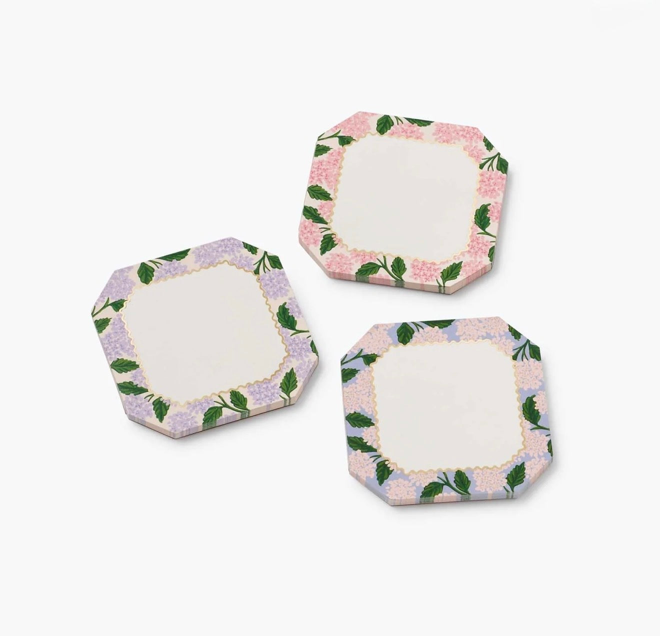 Rifle Paper Co. "Pink Hydrangea" Mini Notepads (Set of 3)