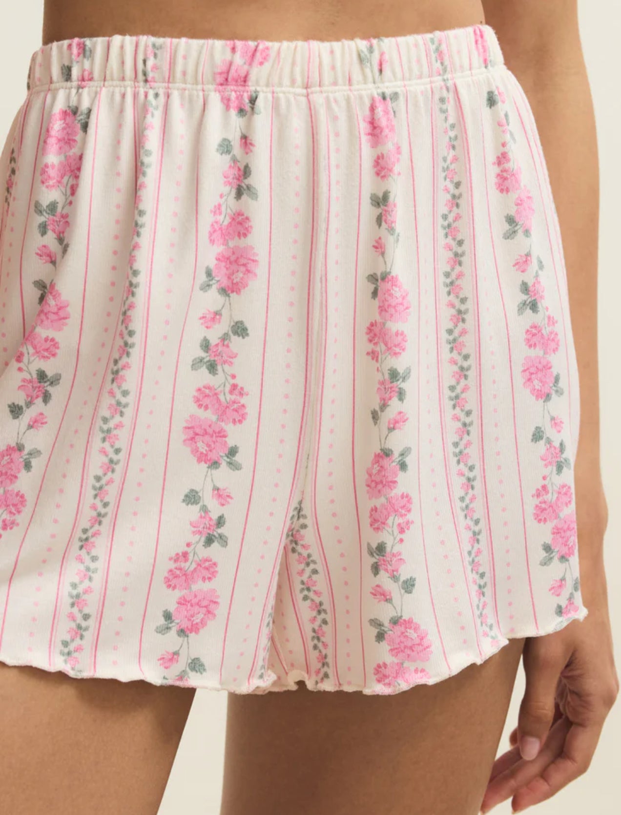 Z Supply Amour Boudoir Short-Vanilla Ice