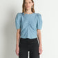 Nation LTD "Cecily" Babydoll Top-Chambray
